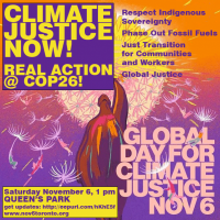 "Global Day for Climate Justice"