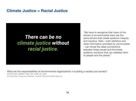 Areas for Change - Racial Justice
